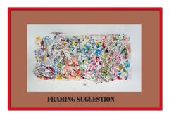 cabin fever, Mixed Media on Watercolor Paper