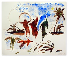 Mise-en-scÃ¨ne, Pintura, Gouache sobre Otro