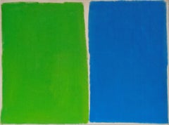 "Kamakura" Edward Zutrau, 1963 Composizione cromatica espressionista astratta