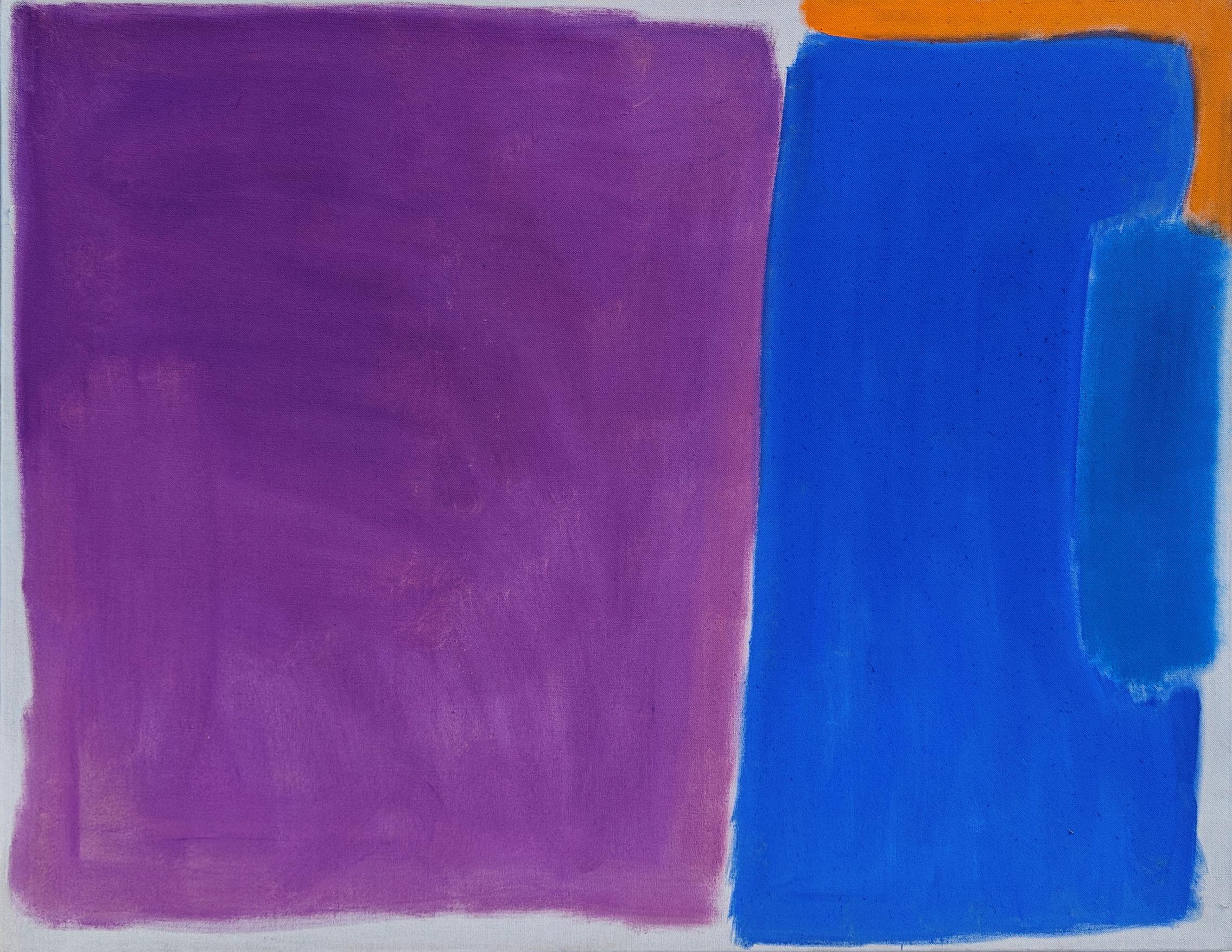 "Kamakura" Edward Zutrau, 1963 Composizione cromatica espressionista astratta