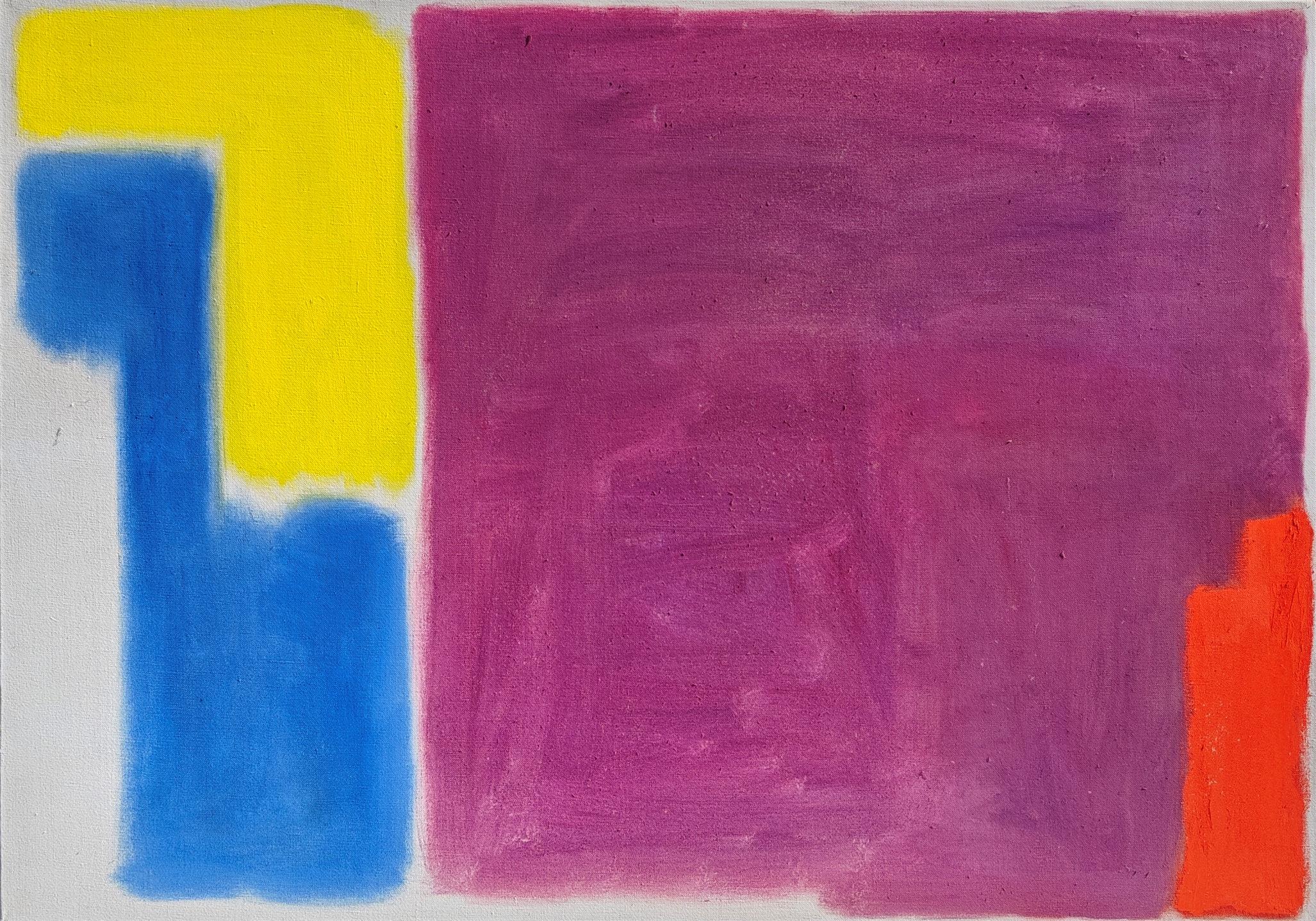Edward Zutrau
Non étiqueté, 4/1963
Signé et daté sur le châssis
Huile sur lin
35 1/2 x 51 pouces


Edward Zutrau fait partie des artistes américains qui ont travaillé dans le tourbillon de l'abstraction diverse qui s'est épanouie dans les décennies