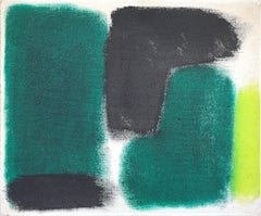 "Senza titolo" Edward Zutrau, 1963 Pittura espressionista astratta post-pittorica