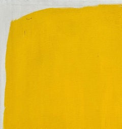 "Untitled" Edward Zutrau, Yellow, Bright, Minimalist Color Filed Work, Vibrant