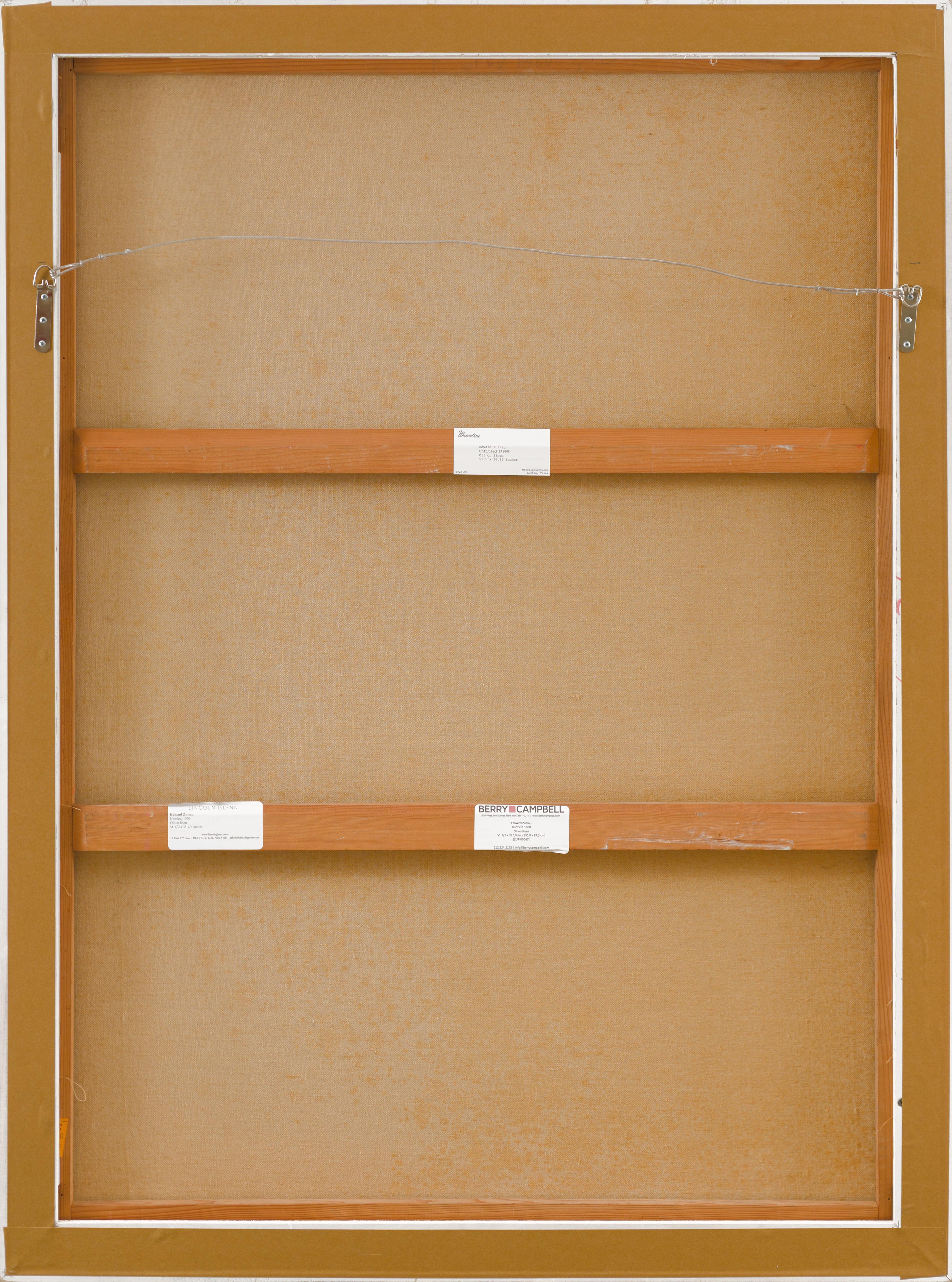 Unbenannt (Orange), Abstract Painting, von Edward Zutrau