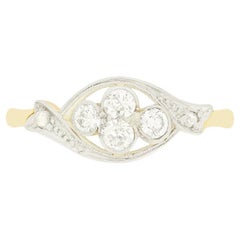 Edwardian 0.40ct Diamond Cluster Ring, c.1910s