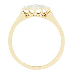 Edwardian 0.40ct Diamond Daisy Cluster Ring, ca. 1910s