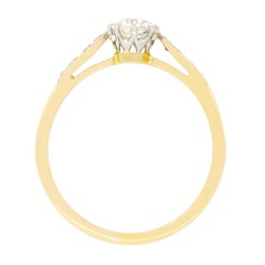 Edwardian 0.40ct Diamond Solitaire Ring, c.1910s
