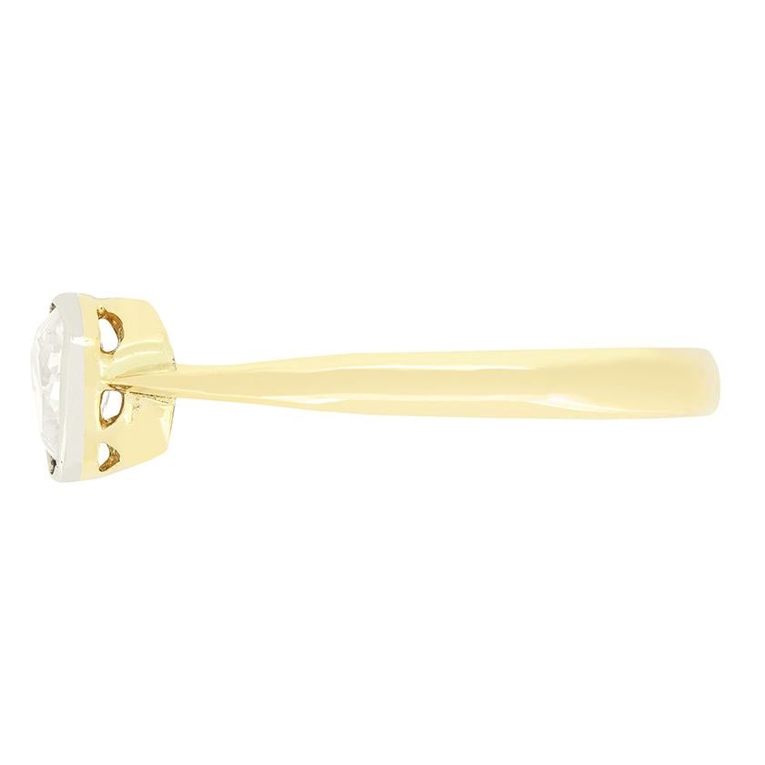Anillo solitario de diamantes eduardiano de 0,40 ct, c.1910 Eduardiano en venta