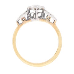 Edwardian 0.50 Carat Diamond Solitaire Engagement Ring, circa 1910
