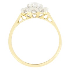 Edwardianischer 0,50ct Diamant-Cluster-Ring, um 1910