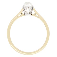 Edwardian 0.50ct Diamond Solitaire Ring, c.1910s