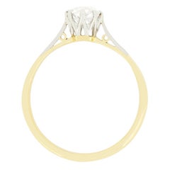Edwardian 0.50ct Diamond Solitaire Ring, c.1910s