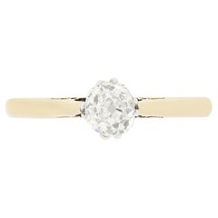 Edwardian 0.50ct Diamond Solitaire Ring, c.1910s