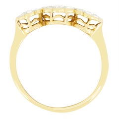 Edwardian 0.55ct Diamond Triple Cluster Ring, c.1910s