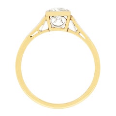 Edwardian 0.56 Carat Diamond Solitaire Engagement Ring, circa 1910