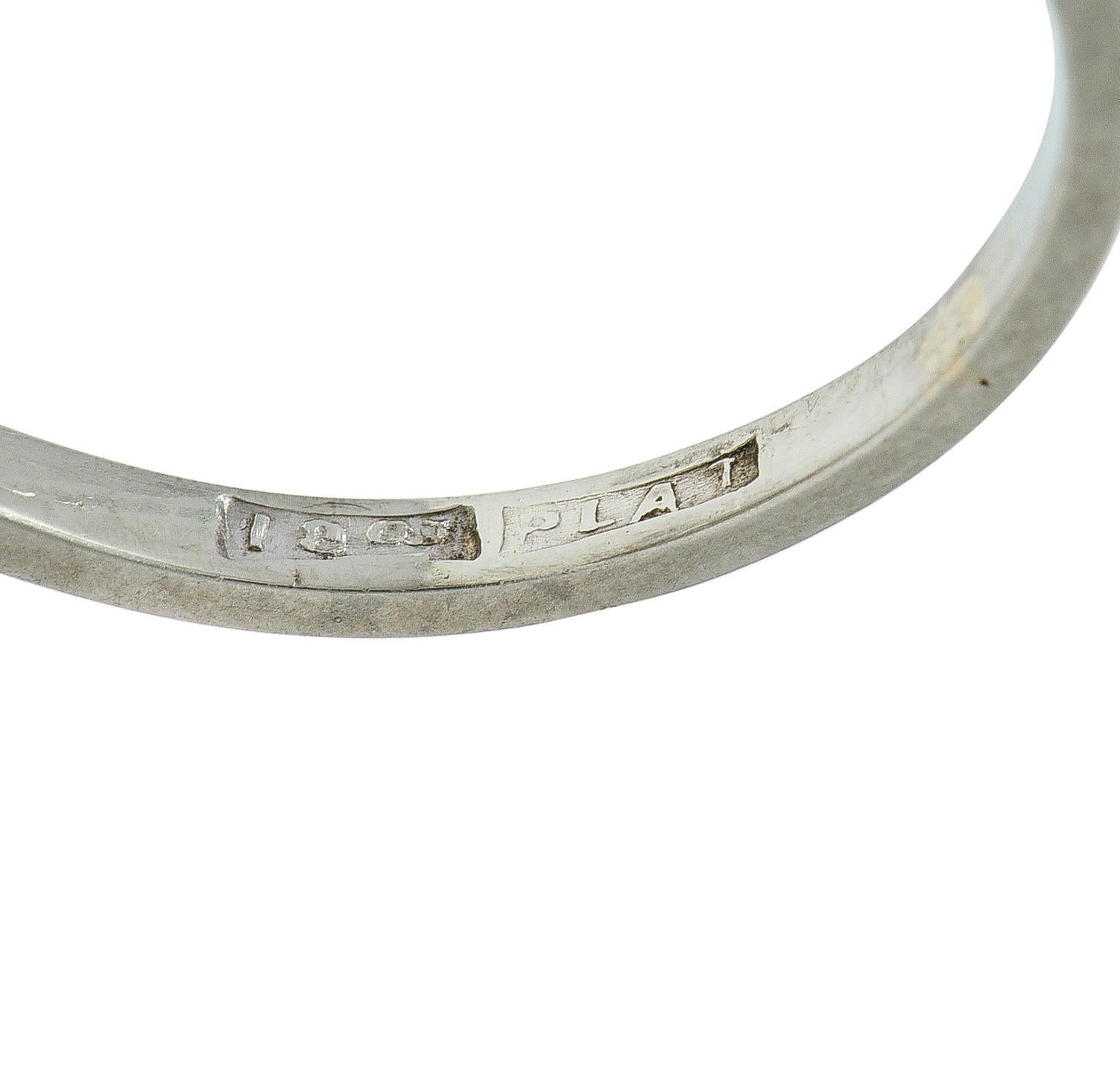 Edwardian 0.60 CTW Opal Diamond Platinum 18 Karat Gold Antique Halo Ring For Sale 5