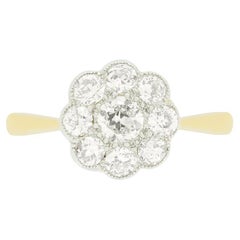 Edwardian 0.60ct Diamond Cluster Ring, c.1910s