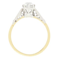Edwardian 0.65ct Diamond Solitaire Ring, c.1910s