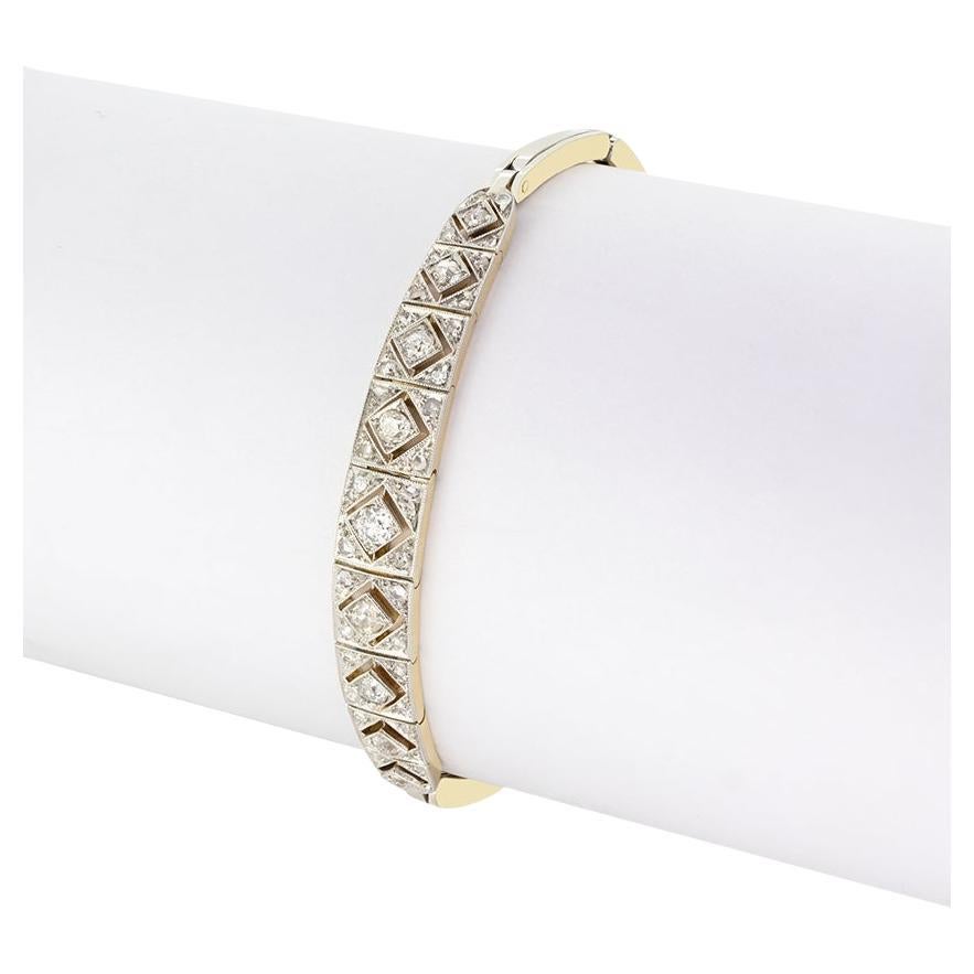 Bracelet édouardien en diamant de 0,67ct, c.1910s