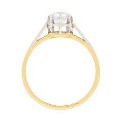 Edwardian 0.70 Carat Diamond Solitaire Engagement Ring, circa 1910