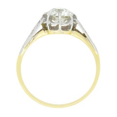 Edwardian 0.75ct Diamond Solitaire RIng, c.1910s
