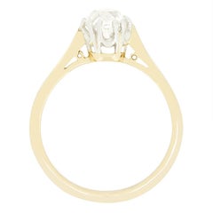 Edwardianischer 1,00ct Diamant Solitär Ring, um 1910