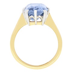 Edwardian 10.20ct Sapphire Solitaire Ring, c.1915