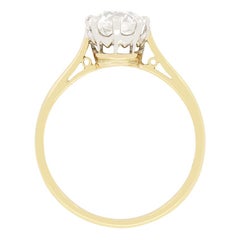 Edwardian 1.23ct Diamond Solitaire Ring, c.1910s