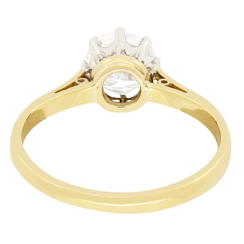antique solitaire engagement ring