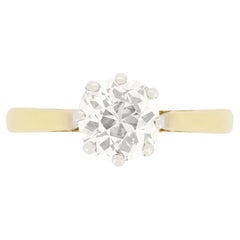 Edwardian 1.23ct Diamond Solitaire Ring, c.1910s