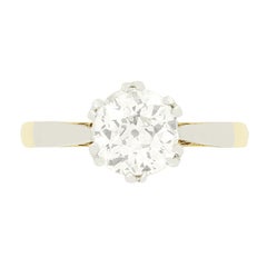 Edwardian 1.25ct Diamond Solitaire Ring, c.1910s