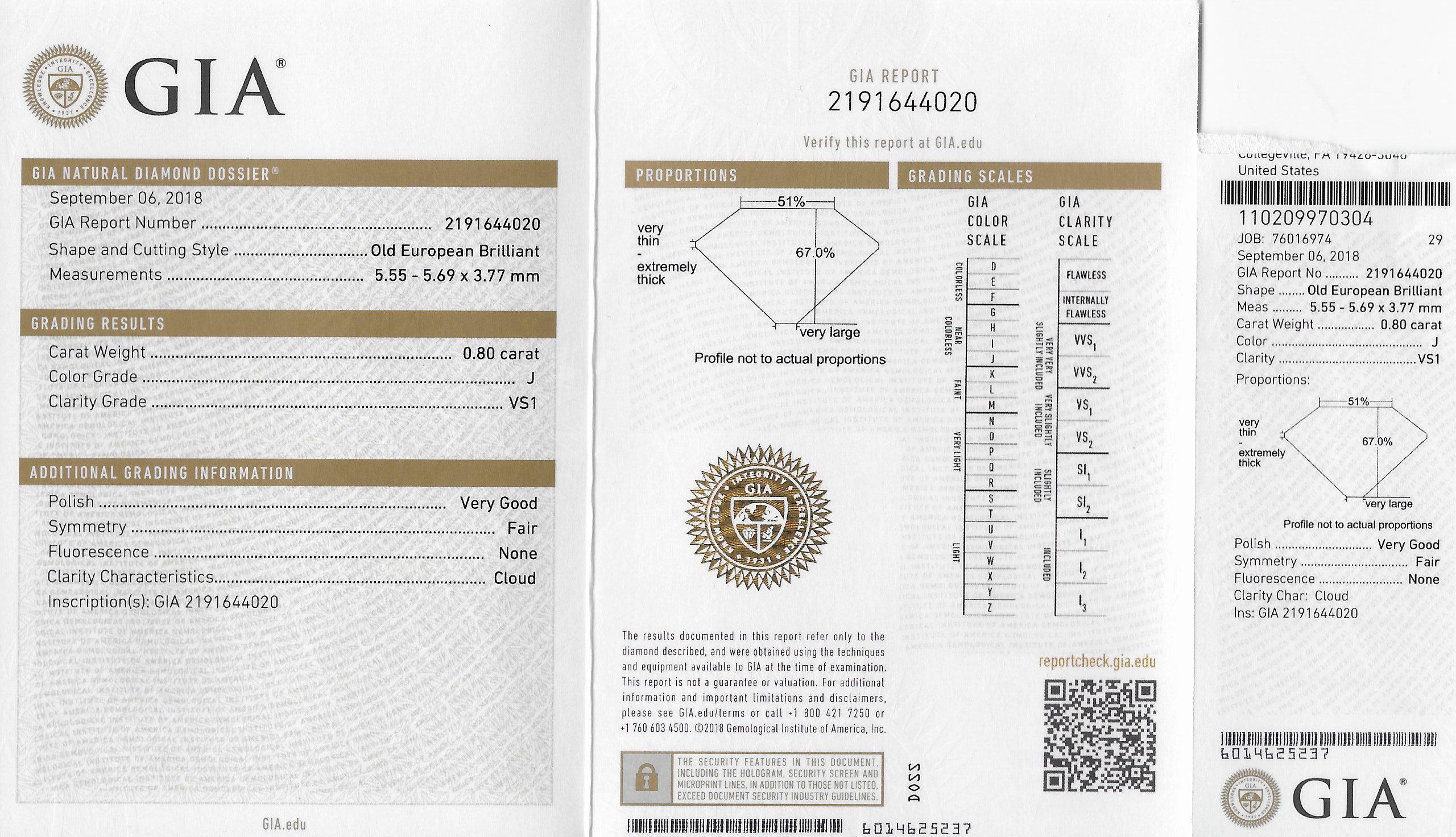 Edwardian 1.35 Carat Diamond Platinum-Topped 14 Karat Rose Gold Engagement Ring 5