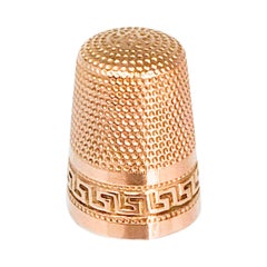 Edwardian 14-Karat Gold Thimble