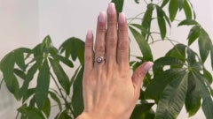 Edwardian 1.40 Carats Diamond Ruby 18k Karat Yellow Gold Target Ring