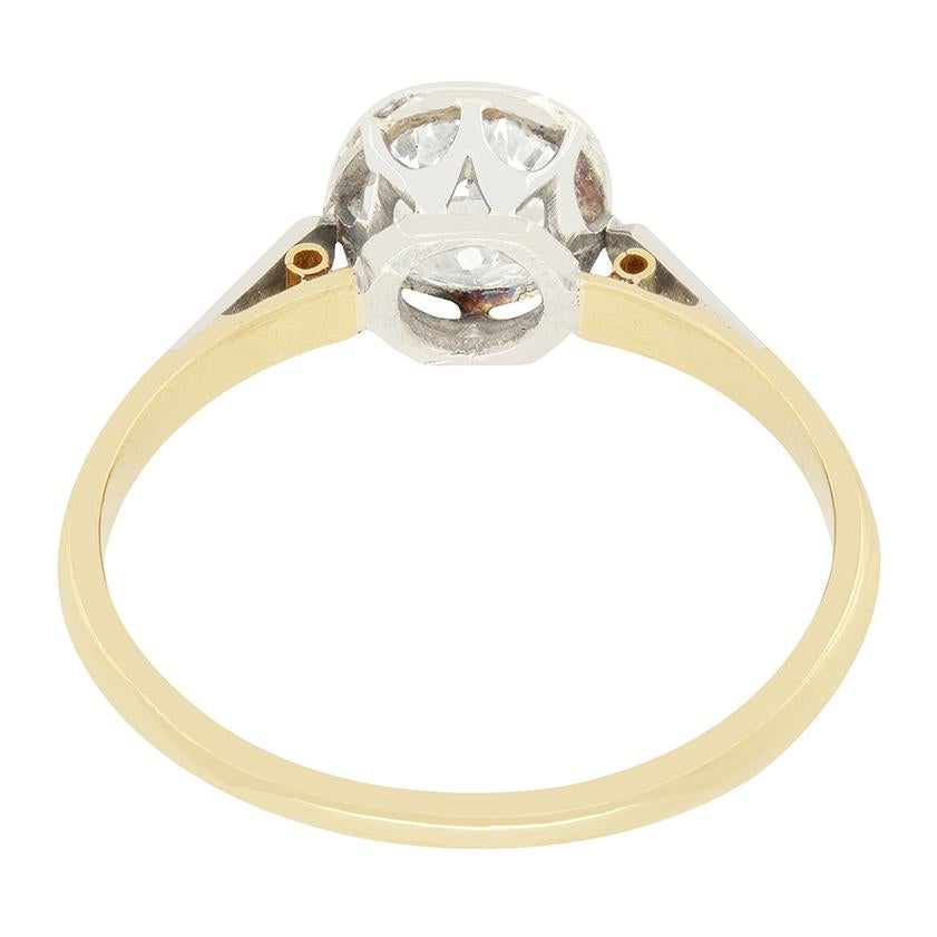 Edoardiano Edwardian 1.40ct Diamond Solitaire Ring, c.1910s in vendita