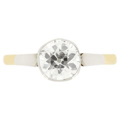 Edwardian 1.40ct Diamond Solitaire Ring, c.1910s
