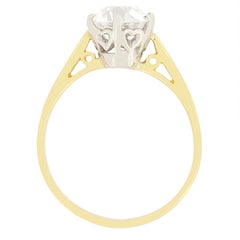 Edwardian 1.44ct Diamond Solitaire Ring, c.1910s