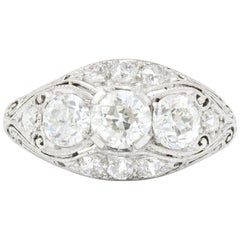 Edwardian Three-Stone Rings