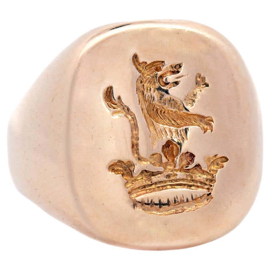 Victorian Rare Carnelian Intaglio Portrait Ring at 1stDibs