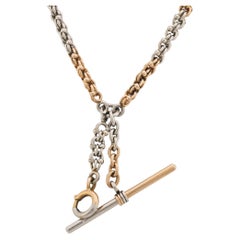 Edwardian 14k & Platin Kette Halskette