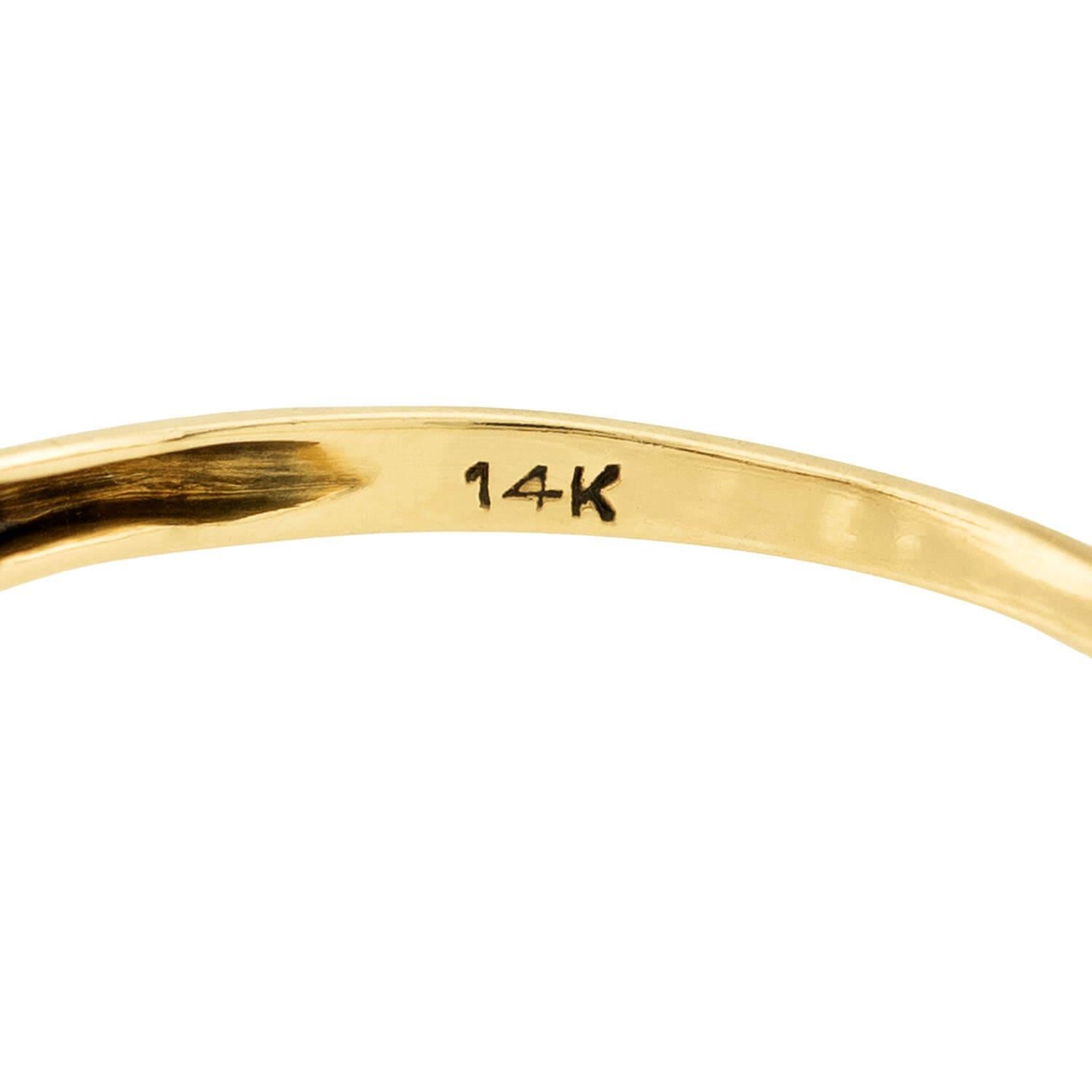 Bague de fiançailles édouardienne en 14k/platine avec diamant .30ct Pour femmes en vente