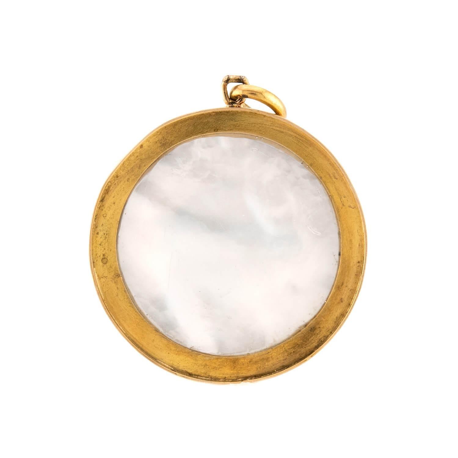 Uncut Edwardian 15k Essex Crystal 