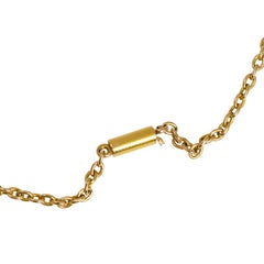 Edwardian 15k Gold Pearl Starburst Pendant & Chain, Circa 1910