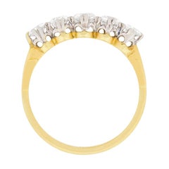 Edwardian 1.60 Carat Diamond Five-Stone Ring, circa 1910