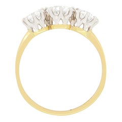 Edwardian 1.65ct Diamond Trilogy Ring, c.1910s