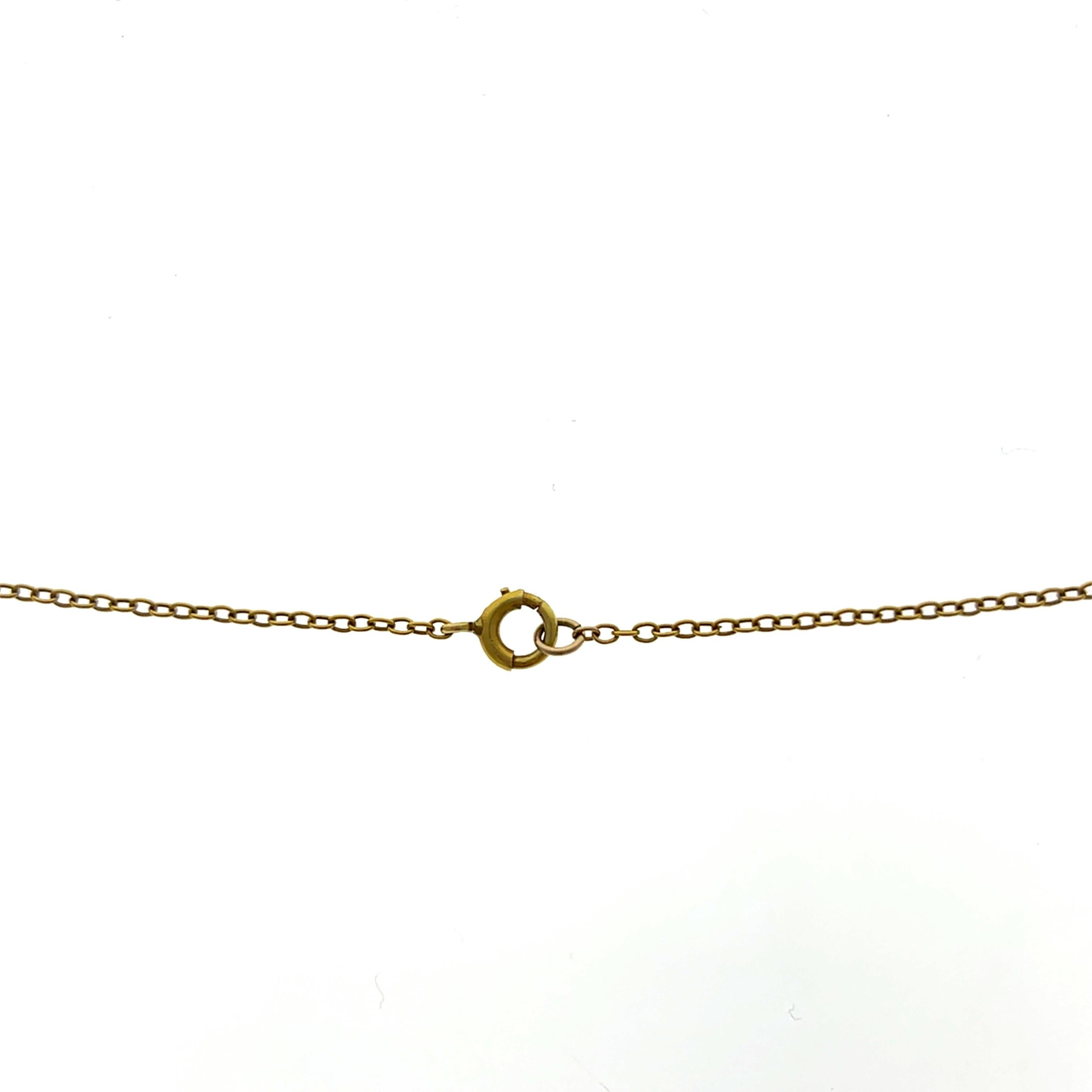 Collier pendentif édouardien en or jaune 18 carats avec améthyste et diamants 16,60 TCW en vente 8