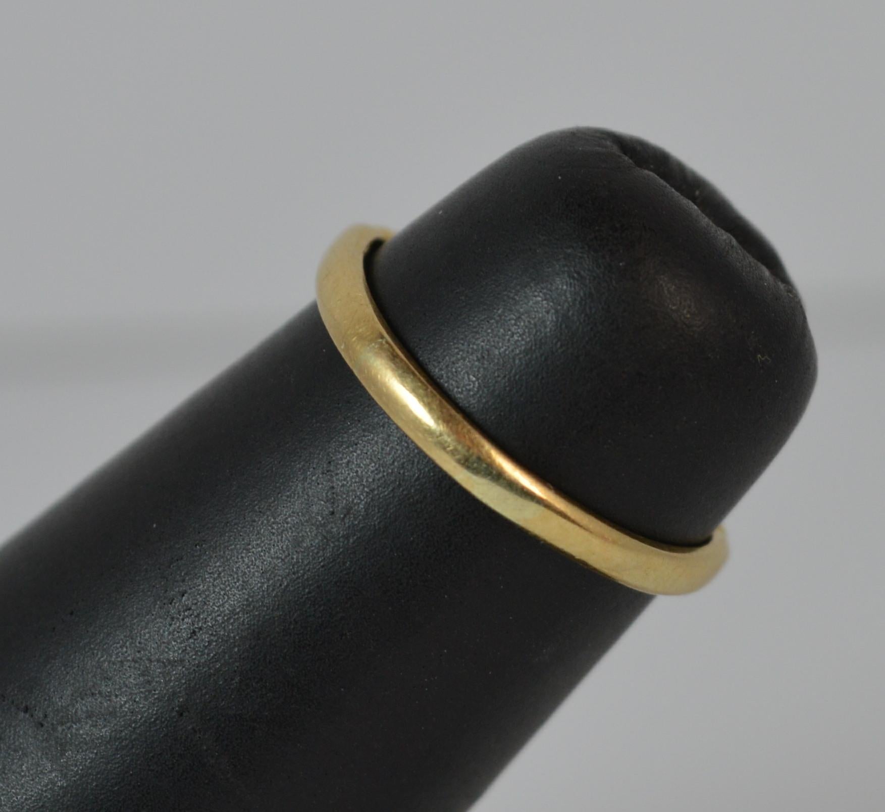 Edwardian 18 Carat Gold and Vibrant Green Paste Solitaire Ring 6