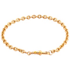 Edwardian 18 Carat Gold Chain Bracelet