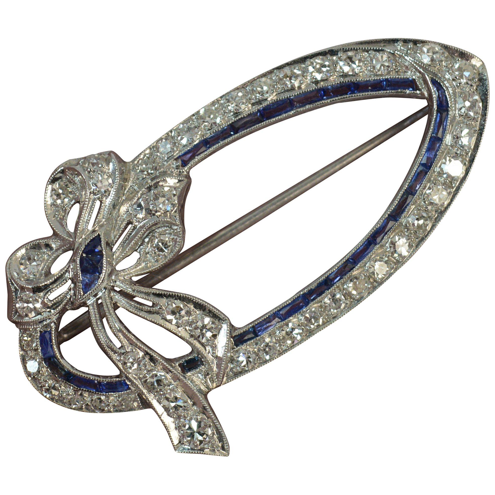 Antique Sapphire Brooches 521 For Sale at 1stdibs Page 5