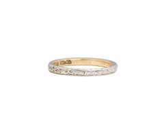 Edwardian 18 Karat Yellow Gold Wedding Ring